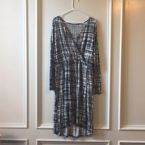 Black and white dress